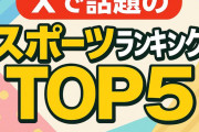 「プロになっても羽生くんの話題は尽きないなw」「スポーツ」週間ランキング3位はさすがやで…！1位はどこか気になるわ