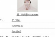 【悲報】堀未央奈さん、何もしてないのにインスタフォロワーが2300人も減ってしまう....