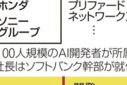 【朗報】ガチの国産AI開発新会社、誕生へｗｗｗｗｗｗｗｗｗｗｗｗ