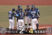 【ロッテ対西武オープン戦】西武が４－２でロッテに勝利！先発の平井が４回無失点！佐藤龍世が先制打！ロッテはドラ１鈴木が４回２失点