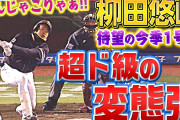【動画】ホークス柳田、とんでもない逆方向変態弾で2022年第1号をかざる