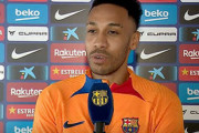 【リーガエスパニョーラ】「興奮した」バルサ加入のオーバメヤンが第一声「早くカンプ・ノウに足を踏み入れたい」