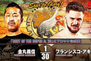 金丸義信vsフランシスコ・アキラ 『BEST OF THE SUPER Jr. 29』Aブロック公式戦