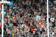 ラグビーＷ杯　日本・サモア戦の会場で旭日旗！[10/7]