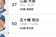 日ハムの指名手配写真みたいな選手名鑑、普通になる