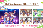 【ウマ娘】リリース半年記念はわかるけど1.5周年記念はちょっとよくわからない