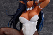 ボリュームたっぷりの谷間や大胆なポーズにドキドキ！『BASTARD!! -暗黒の破壊神-』のアーシェス・ネイが、美しい褐色肌を引き立てる白バニー姿でフィギュア化！セクシーボディを完全再現！