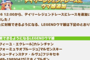 デイリーレジェレにウマ娘追加最高や
