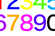 【画像】数字って、『色』あるよな？