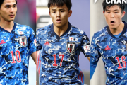 日本代表最高額ベストイレブン。市場価値で選出、久保建英と南野拓実で明暗。Jリーグ組で唯一選ばれたのは…