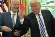 【頭おかしい】FIFAインファンティーノ会長、アメリカと中国のW杯共同開催をトランプに提案
