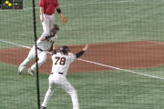 吉川尚輝、猛打賞からの好走塁で勝ち越しホームイン！