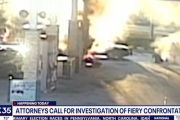 ガソリンスタンドで保安官がテーザー銃使用、容疑者は火だるまに