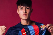 バルサの17歳日本人DFが選出　英紙「世界最高の若き才能60人」で高評価「力強く、落ち着きがあり、突破も速い」