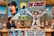 さんま「デラクルーズって大谷の上の男が大谷の記録を破ると宣言します」横山「へー」櫻井「……」