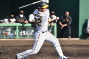 阪神井上が満塁で逆転二塁打、連打で一気に６得点