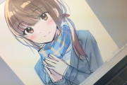 【画像】人気絵師「電気屋で落書きしてきた」→ラクガキのクオリティじゃないと話題にｗｗｗｗ