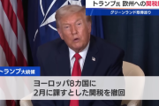 【速報】トランプ、欧州8カ国への関税撤回を表明