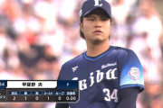 甲斐野央さん、西武史上最高の人的補償になりそう