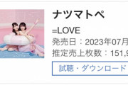【速報】=LOVE(イコラブ) 14thシングル『ナツマトぺ』、初日売上151,915枚　前作より2万枚アップ！！！