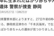釣り人「子供が焼かれている」　沼津