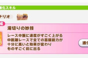 【ウマ娘】時中の妙のシナリオ進化スキル、よく見たら●●条件見てなかったワイ。