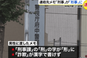 【形事】無職特殊詐欺男警察官を名乗るも漢字を書けないほどのアホさ加減で逮捕