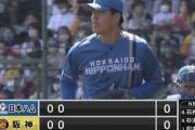 【速報】日ハム杉浦、佐藤大山から連続三振など2回まで無失点