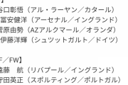 【悲報】サッカー日本代表のスタメンからJリーガーが消えてしまう…