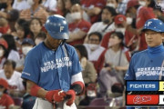 【vs.広島】日ハム万波、今日3安打目はリードを3点に広げるタイムリー！三塁打が出ればサイクルヒット！