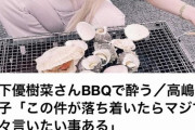 【夢のコラボ】木下優樹菜がBBQして高嶋ちさ子が激おこ