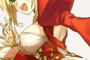 【FGO】Enさんの1900(↑) Followers記念のネロちゃま！！　ピースしてるネロちゃま可愛いです！