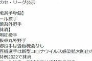 巨人・八百板、特例2022で抹消