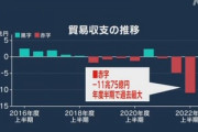 日本、原発停止で貿易赤字を半年間で11兆円垂流す