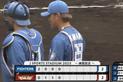 日ハム河野2回45球3安打1失点