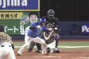 打席から足が…阪神、矢野監督の抗議も実らずに追加点許す