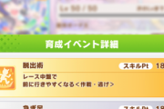 【ウマ娘】SSRヘリオスの「脱出術」で水マルがめっちゃ強くなりそう