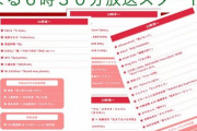 【乃木坂46】本日のタイムテーブル『FNS歌謡祭 第1夜』18:30～赤鼻のトナカイ×20時～僕は僕を好きになる×21時～わかれうた