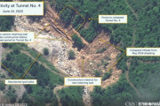 「衛星写真で北朝鮮核実験場に一部洪水被害…４番坑道の工事中断」