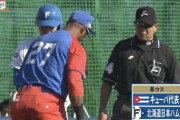 【vs.キューバ代表練習試合】日ハム、8回に奈良間のタイムリースリーベースでリードを10点に広げる！