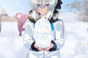 【FGO】トリ子のミニ雪だるまを作ったモルガン様！！　ミニトリ子かわいいぞ！