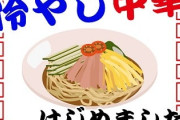 【悲報】冷やし中華、マズすぎる･･･
