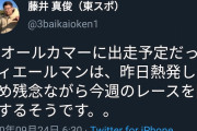 【オールカマー】フィエールマン、発熱のため回避