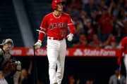 大谷翔平 .261 16本 47打点 OPS.832 6勝4敗 防御率2.90 奪三振率11.85 K/BB5.63 xFIP2.69