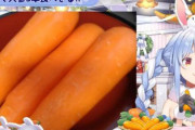ホロライブ・兎田ぺこら、生の人参を食べる生放送を実施ｗｗｗｗｗｗ