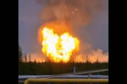 【速報】ロシア最大の天然ガス田が爆発炎上　深刻な供給難恐れ（動画あり）