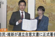 【速報】自民と維新が連立決定ｗｗｗｗｗｗｗｗｗｗ