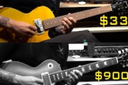 【聴力】330ドル〜9000ドル。様々な価格のギターの音色の違いを聴き比べる。