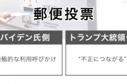 【米大統領選】不正し放題の『郵便投票』のせいでもうめちゃくちゃ