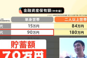 【悲報】30代独身男性の貯金額相場、開示されるWWWWWWWWWWWWWWWWWWWWWWWWWWWWWWWWWWWW